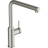 Смеситель CERSANIT для кухни FLAVIS однорычажный, никель 68241